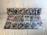 Lot of 18 Pcs Collector Modern NFL Football Sport Trading Assorted Cards & Players - See Pictures