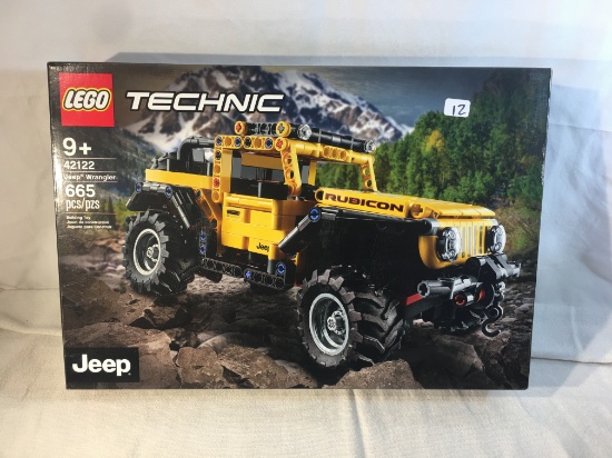 Collector NIB LEGO Technic #42122 Jeep Wrangler 665Pcs Building Toy Box Size: 15x10" - See Photos