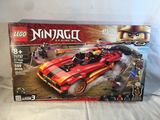 Collector NIB LEGO Ninja Go Legacy Season 3 71737 X-1 Ninja Charger Lego Box Sz: 19x11" - See Photos