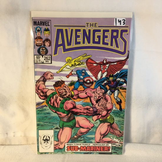 Collector Vintage Marvel Comics The Avengers Comic Book No.262
