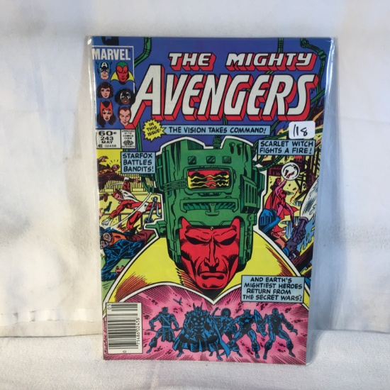 Collector Vintage Marvel Comics The Mighty Avengers Comic Books No.243