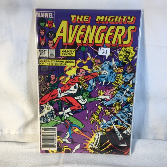 Collector Vintage Marvel Comics The Mighty Avengers Comic Books No.246