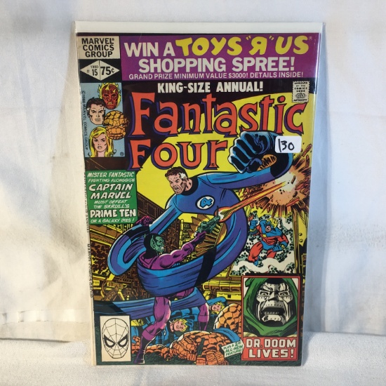 Collector Vintage Marvel Comics Fantastic Four Comic Books No.15