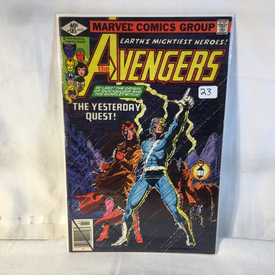Collector Vintage Marvel Comics The Avengers Comic Books No.185