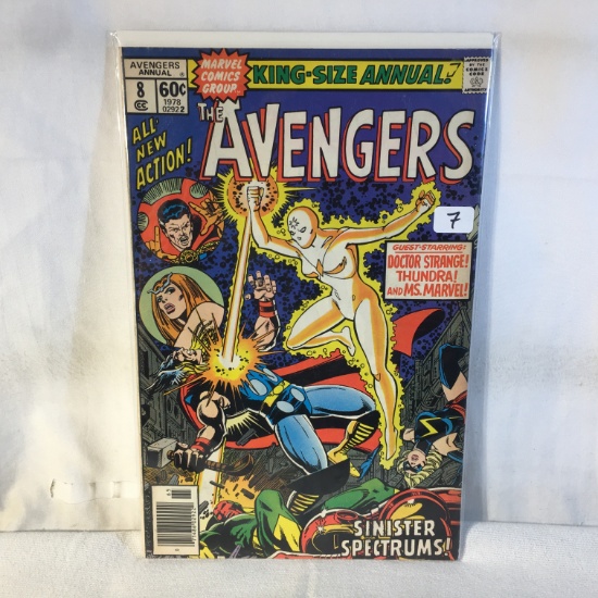 Collector Vintage Marvel Comics King-size Annual The Avengers Comic Books No.8