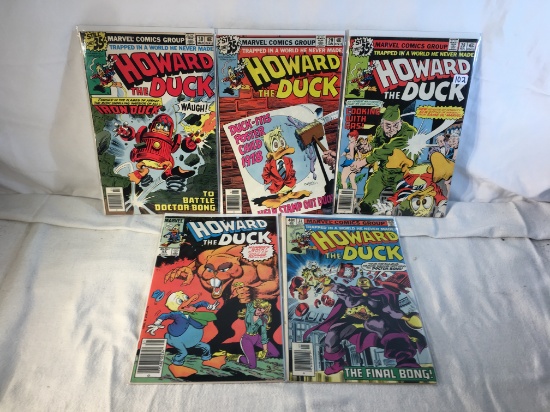 Lot of 5 Collector Vintage Marvel Comics  Howard The Duck Comic Books No.28.29.30.31.32.