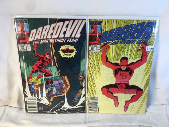 Lot of 2 Collector Vintage Marvel Comics Daredevil The Man Without Fear Comics No.271.274.