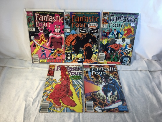 Lot of 4 Collector Vintage Marvel Comics Fantastic Four Comic Books No.349.350.351.352.353.