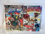 Lot of 2 Collector Vintage Marvel Super heroes Secret Wars Comic Books No.9.10.