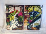 Lot of 2 Collector Vintage Marvel Comics The Sensational She-Hulk Comics No.6.7.