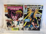 Lot of 2 Collector Vintage Marvel Comics Guardians Of The Galaxy Comic Books No.6.7.
