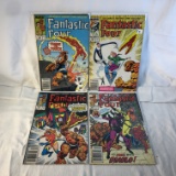Lot of 4 Collector Vintage Marvel Comics Fantastic Four Comic Books No.304.305.307.309.
