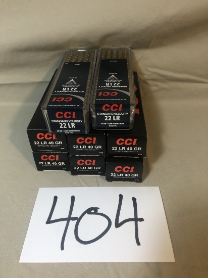 CCI Standard 22LR Velocity 8 Boxes of 100