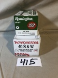 40 S&W 2 Boxes of 100