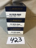 44 Rem Mag 3 Boxes of 50