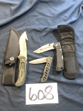 3 Whitetails Unlimitied Knives