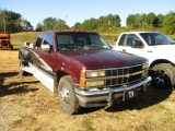 1993 CHEVROLET 3500 2WD WITH CUMMINS DIESEL CREW CAB MILES SHOWING:180,862