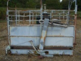 CATTLE SQUEEZE CHUTE AND SCALES