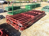 10 -12' RED CORRAL PANELS