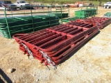 9- 12' RED CORRAL PANELS