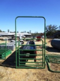 4'X8' PAINTED ALLEY GATE FRAME WITH GATE