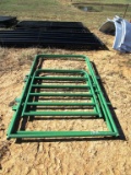 4' X 8' PAINTED ALLEY FRAME W/ GATE