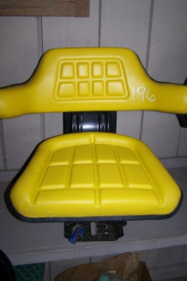 YELLOW TRACTOR SEAT