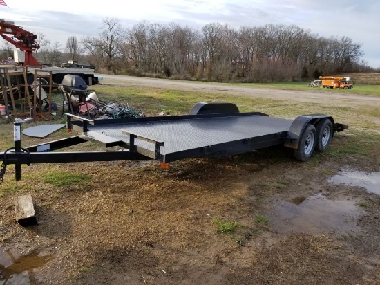 2018 P & T 20' CAR HAULER, M: 82X20SSCH, S: 5JTAC2027JA064483