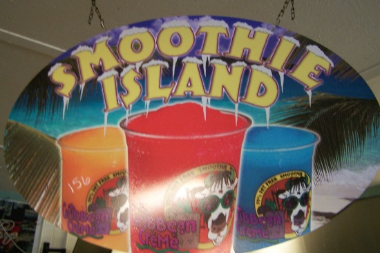 SMOOTHIE ISLAND SIGN