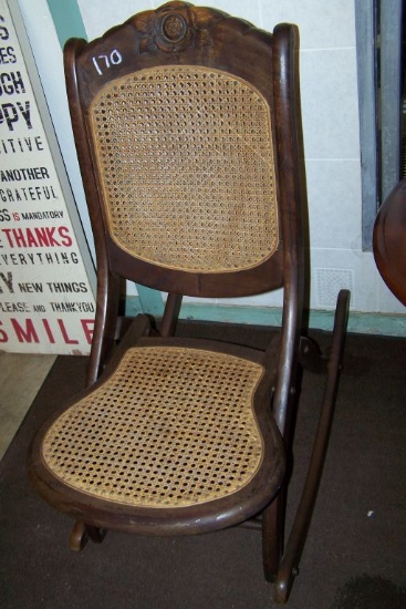 WOODEN ROCKER