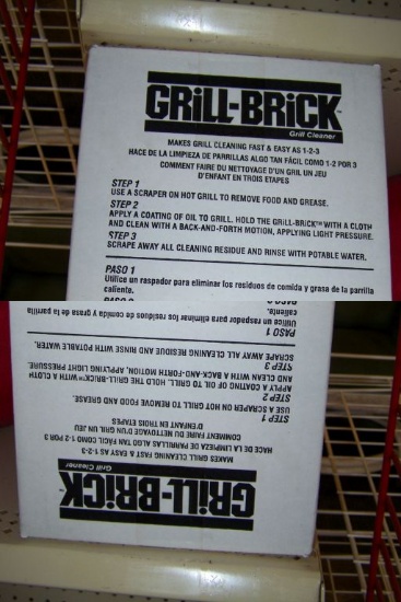BOX OF GRILL BRICK CLEANER
