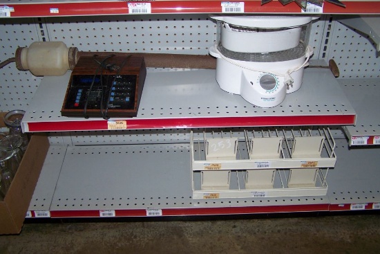 BLACK AND DECKER STEAMER, SCANNER, SHELF