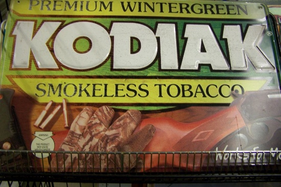 METAL KODIAK SIGN