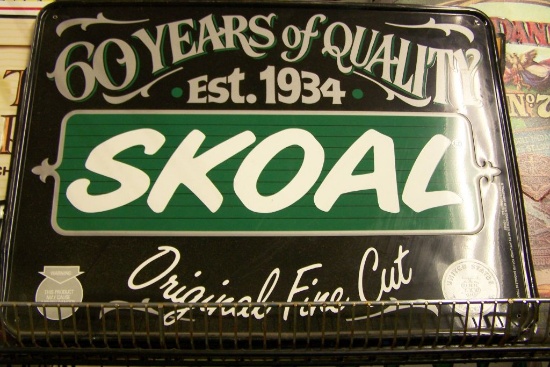 METAL SKOAL SIGN