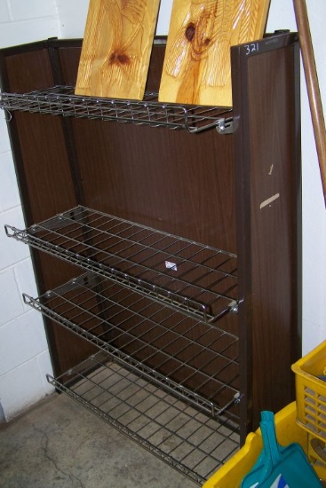 4 SHELF WOODEN RACK