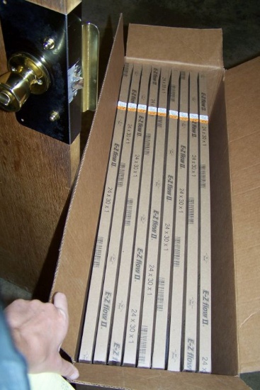 24 X 30 X 1 EX FLOW AIR FILTERS (9)