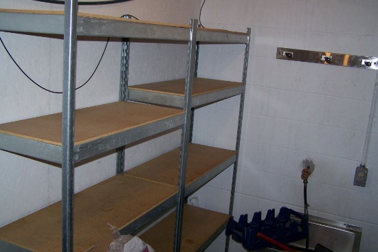 36" X 60" 5 RACK METAL SHELVES (2)