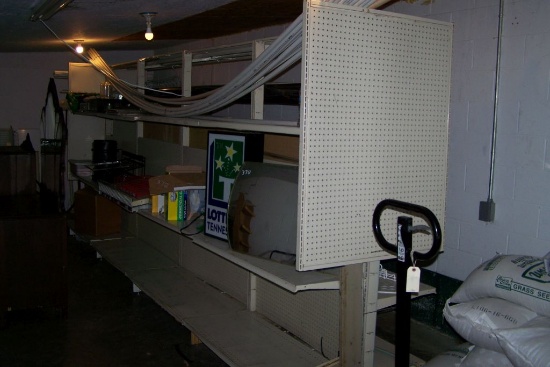 18' METAL DOUBLE SIDED SHELF