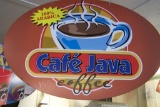CAFE JAVA COFFEE SIGN