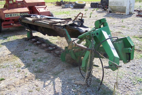 JOHN DEERE 275 DISC MOWER, 9' 10", USED THIS SPRING, S: E00275X300507