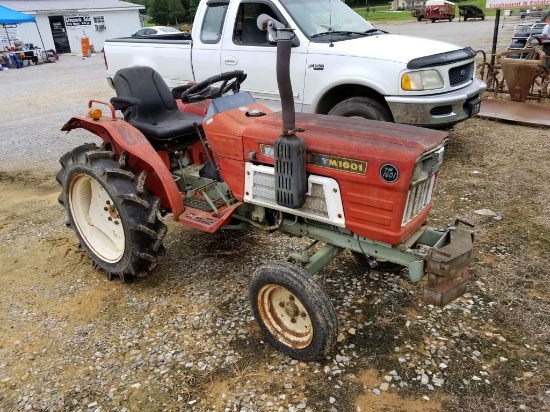 YANMAR 1601 TRACTOR, HOURS SHOWING: 873, RUNS AND DRIVES, S: 111601-00702