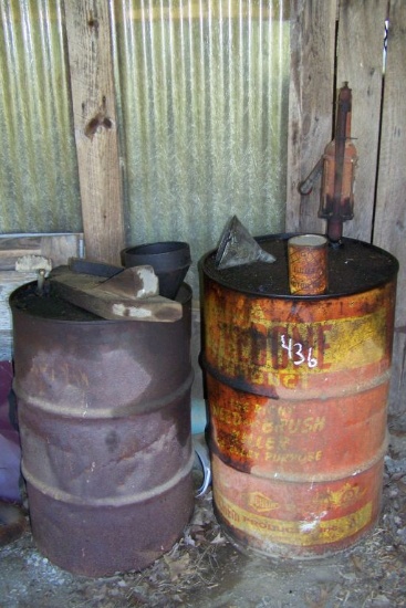 METAL BARRELS (2)