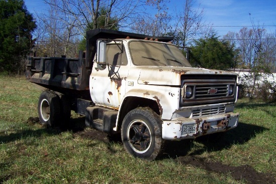 C-60 CHEVROLET DUMP TRUCK, VIN: 1GB601A4EV127531