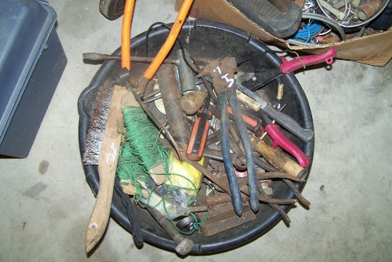 PAN OF OLDER TOOLS