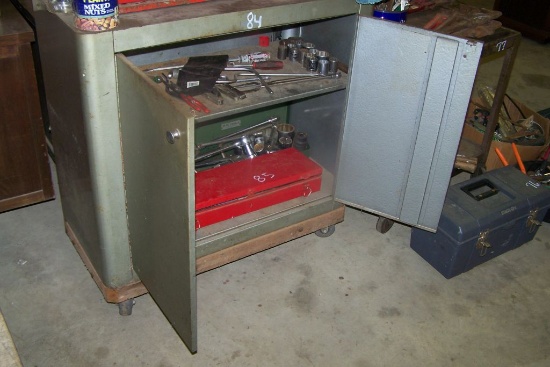 2 DOOR METAL CART