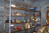 4 SHELF METAL RACK W/ WOOD DECKING, APPROX 9' X 10'