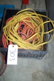 BOX OF EXTENSION CORDS