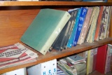 SHELF OF SERVICE MANUAL BOOKS, 1960 AND UP