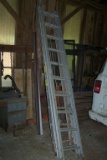 ALUMINUM EXTENSION LADDER, APPROX 30'