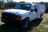 1999 FORD F350 SERVICE TRUCK, MILES SHOWING: 306,000, POWERSTROKE DIESEL EN